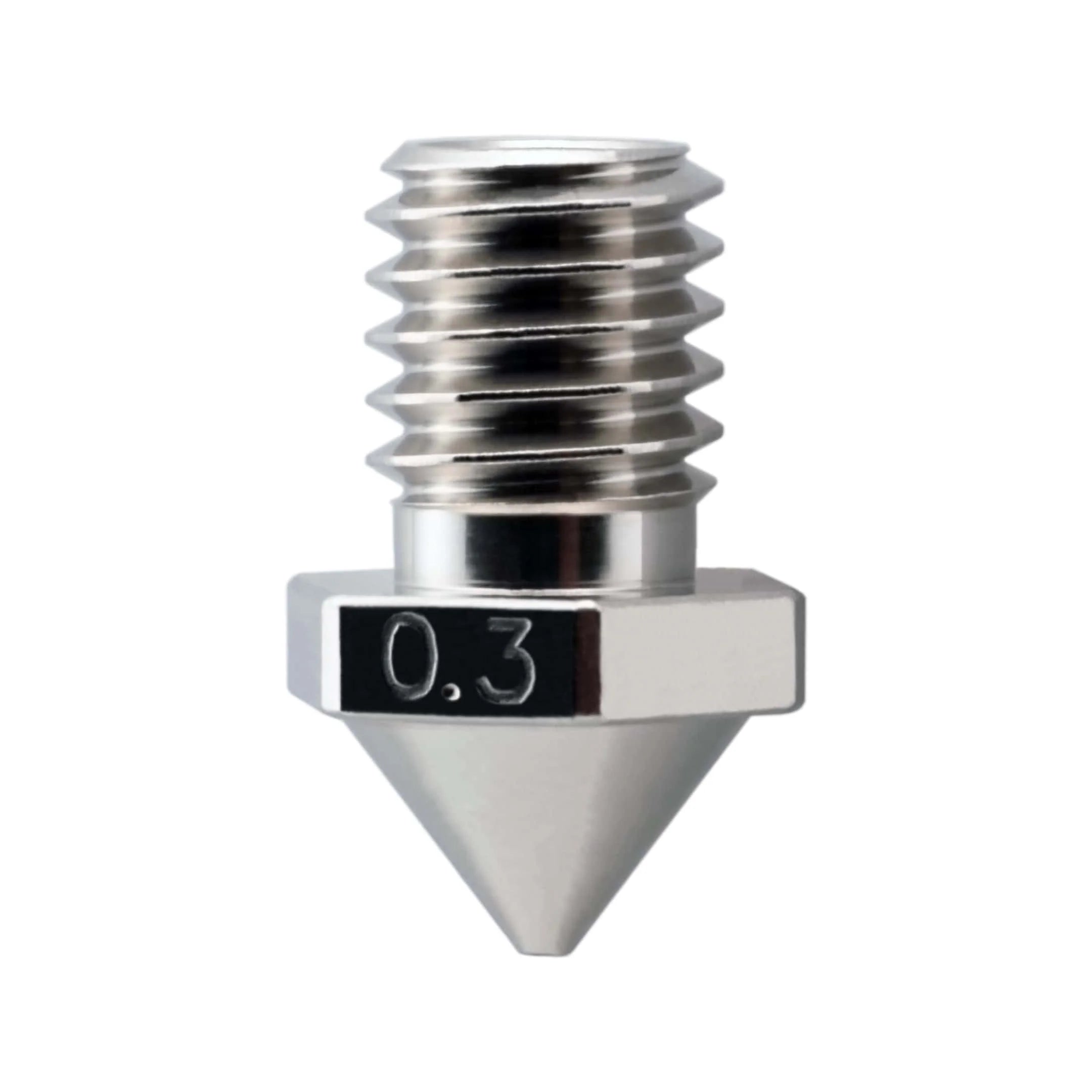Micro Swiss Brass Plated Wear Resistant Nozzle for FlashForge Creator 3 Pro