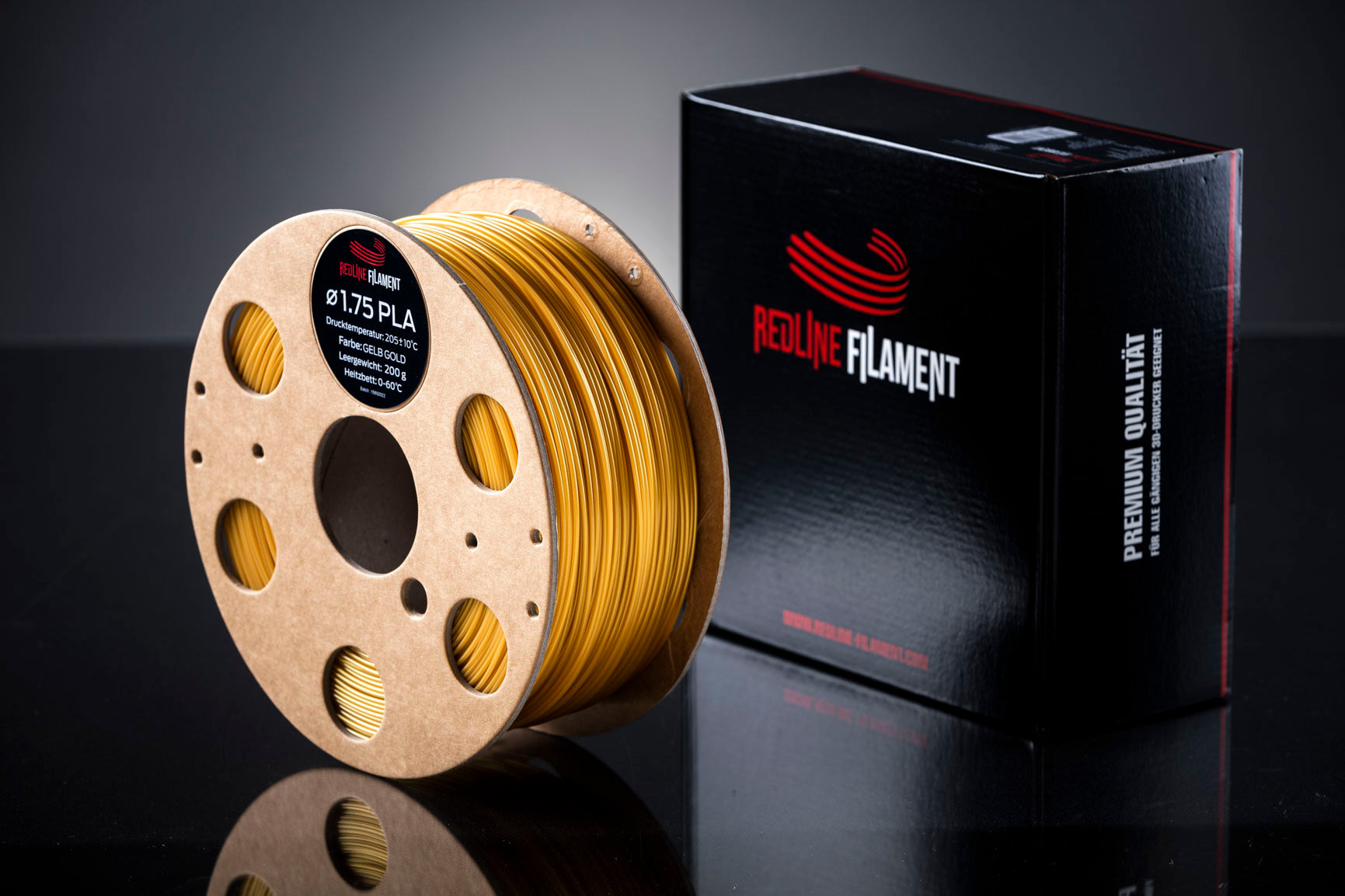PLA Filament Gelbgold