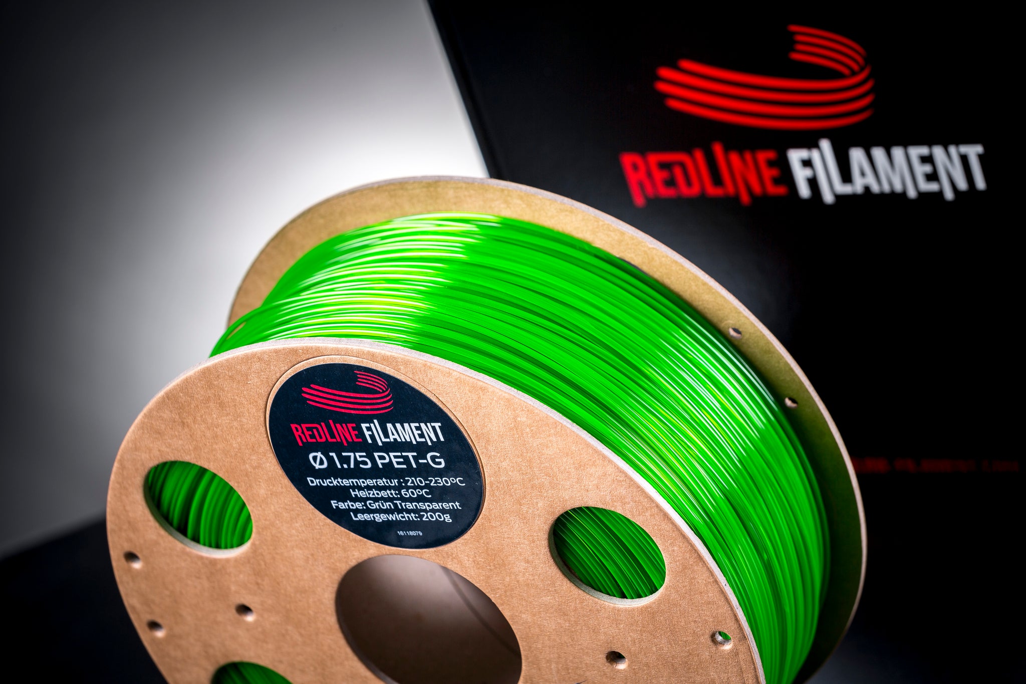 PET-G Filament Transparent Grün