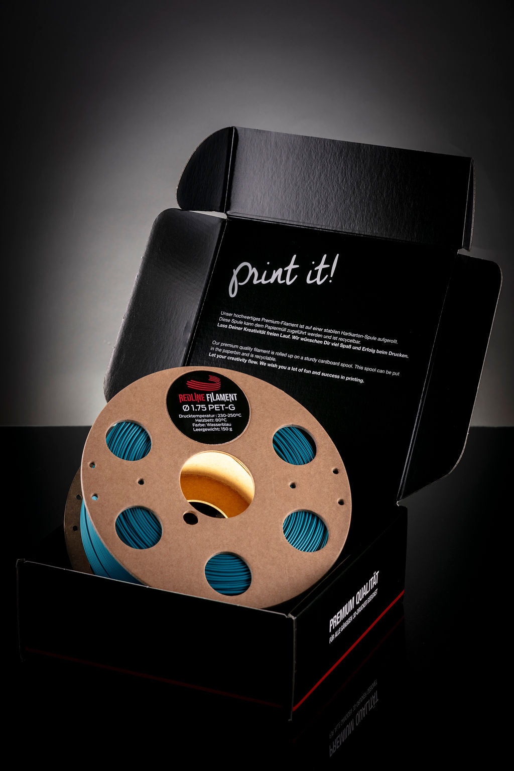PET-G Filament Wasserblau