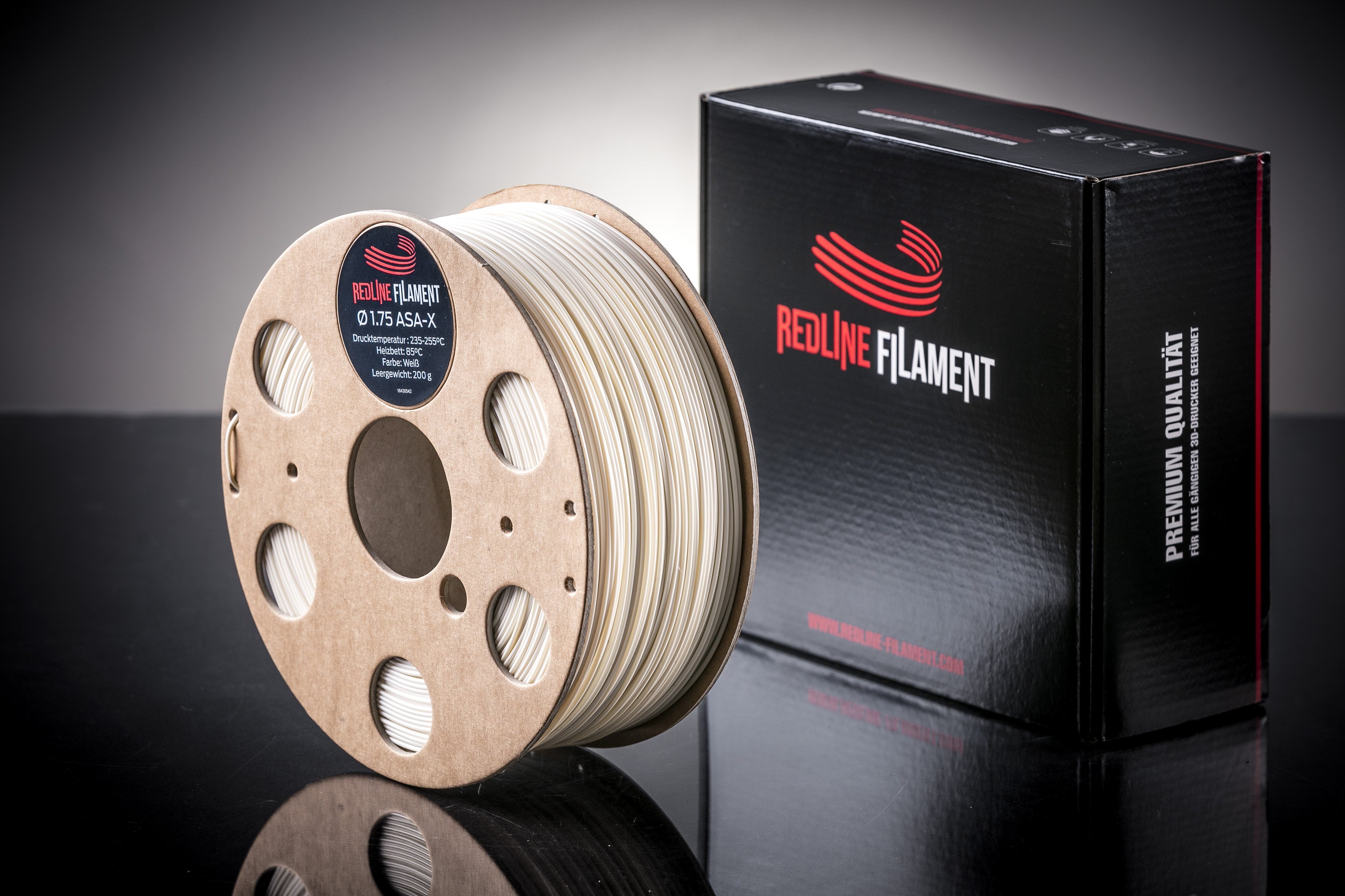 ASA-X Filament Weiß (1,75mm) ASA REDLINE FILAMENT