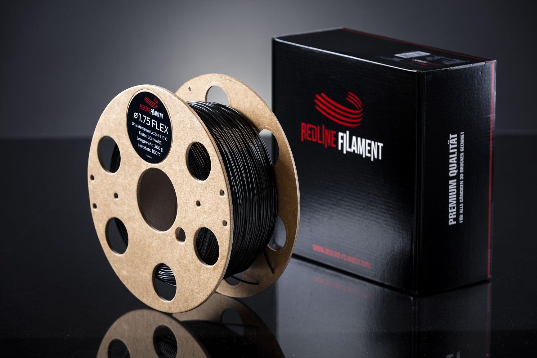 Flexibles Filament in Schwarz FLEX FILAMENT REDLINE FILAMENT