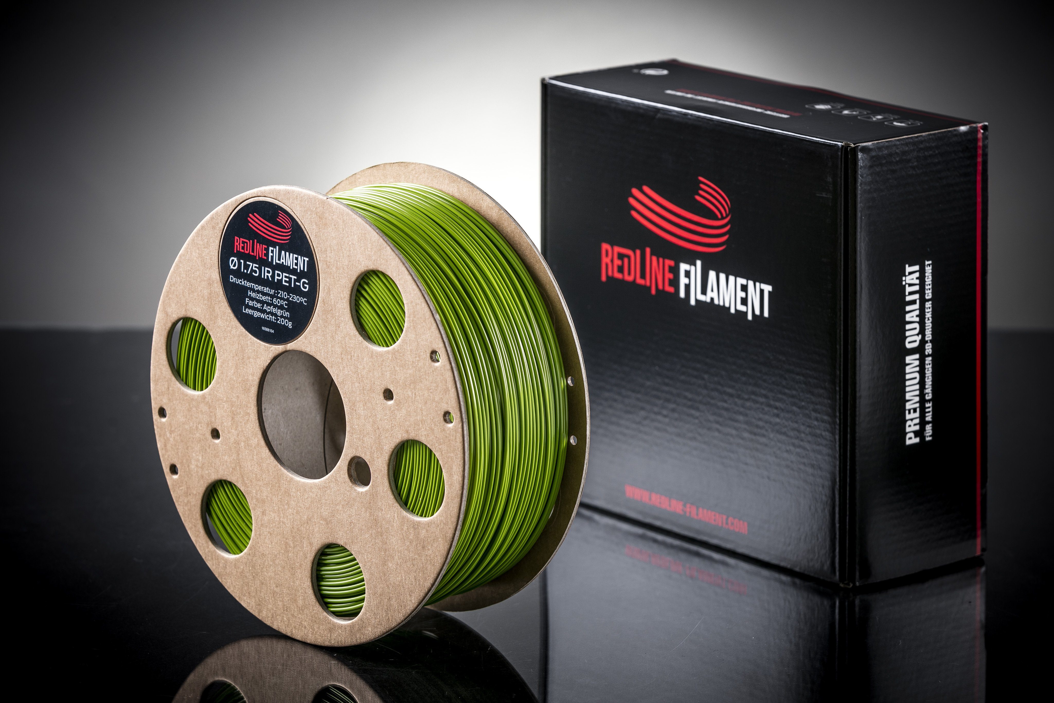IR-PET-G Apfelgrün IR-PET-G REDLINE FILAMENT