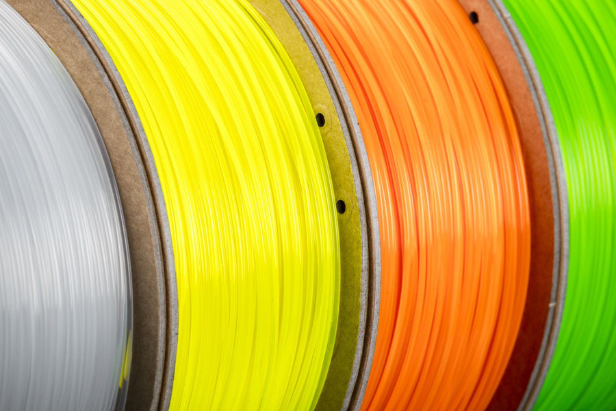 Neon PLA Filament Samples (1,75mm) REDLINE FILAMENT