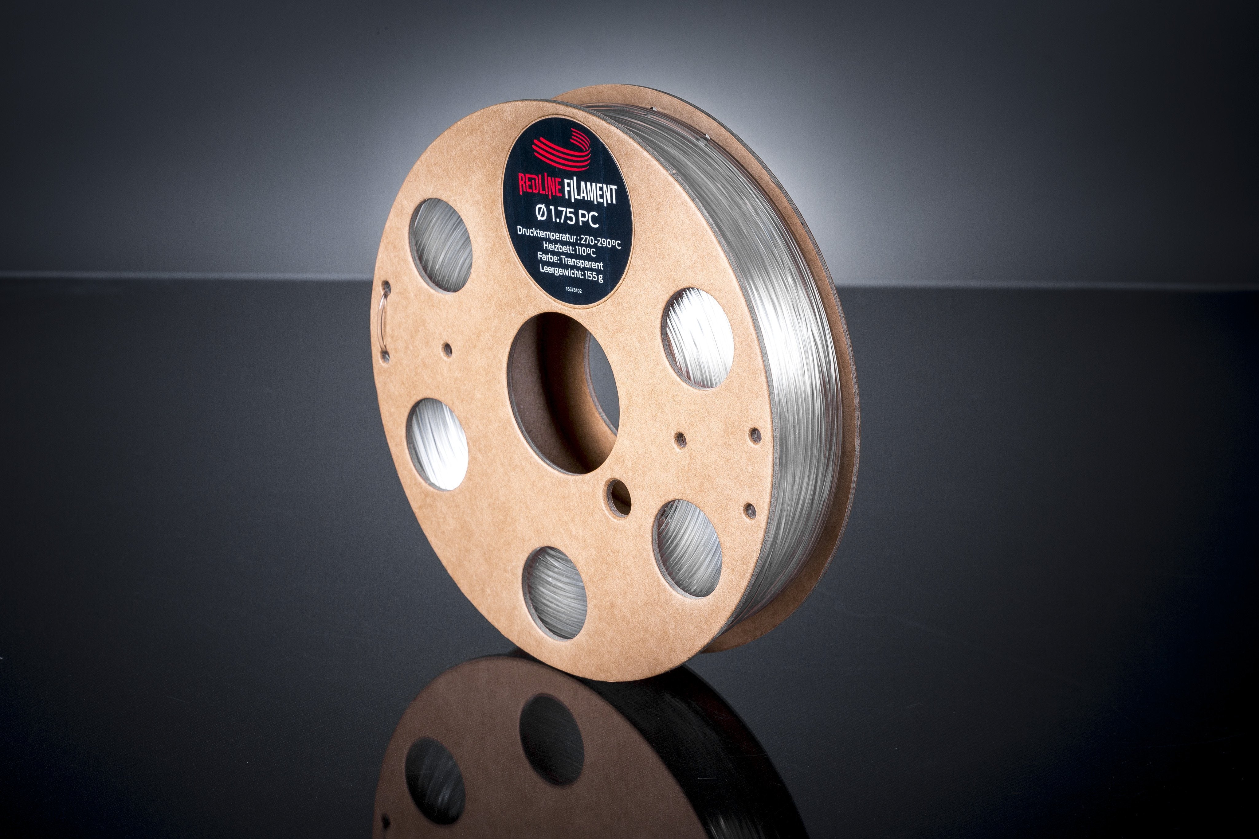PC Transparent Sample (50g 1,75mm) REDLINE FILAMENT