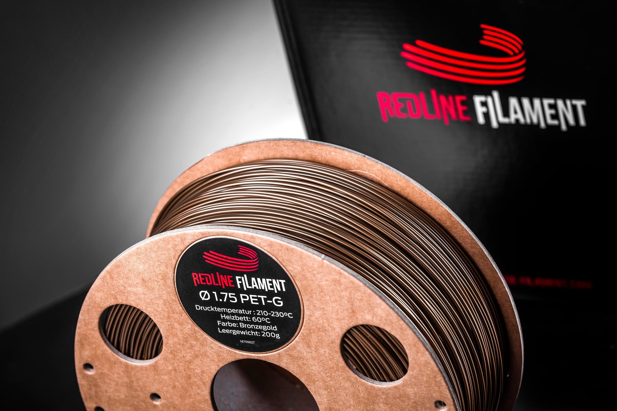 PET-G Bronzegold PET-G REDLINE FILAMENT