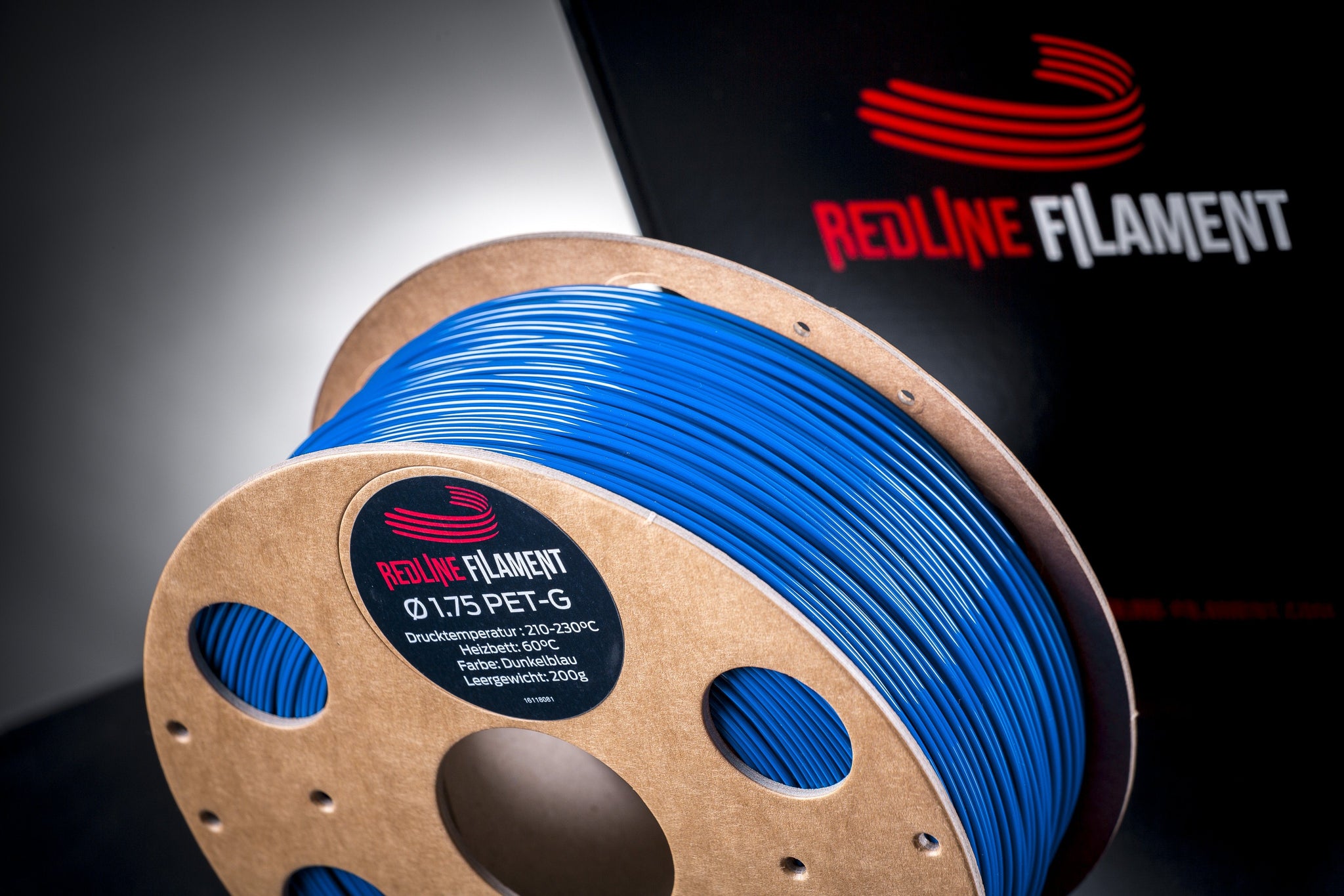 PET-G Filament Dunkelblau PET-G REDLINE FILAMENT