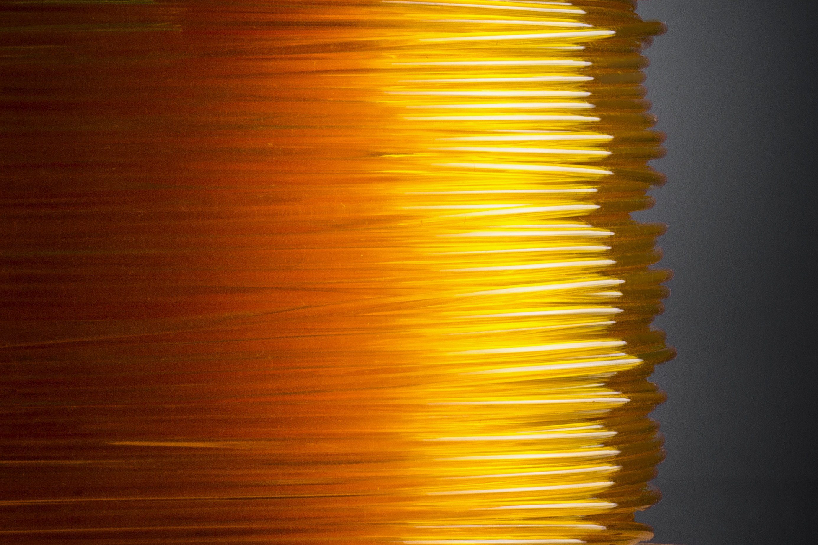 PET-G Filament Samples (1,75mm) REDLINE FILAMENT PET-G Transparent Gelb 1.75
