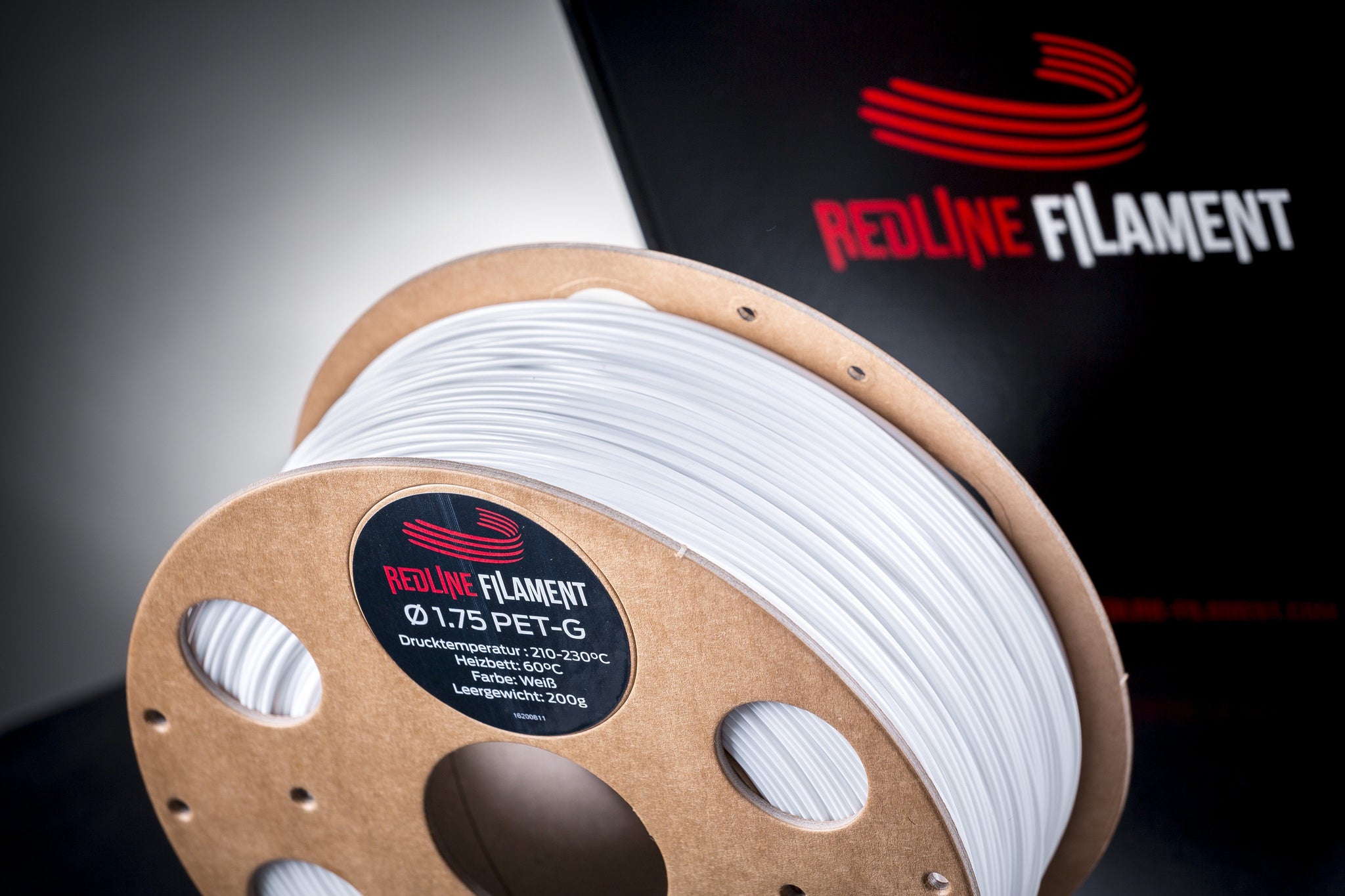 PET-G Filament Weiß PET-G REDLINE FILAMENT