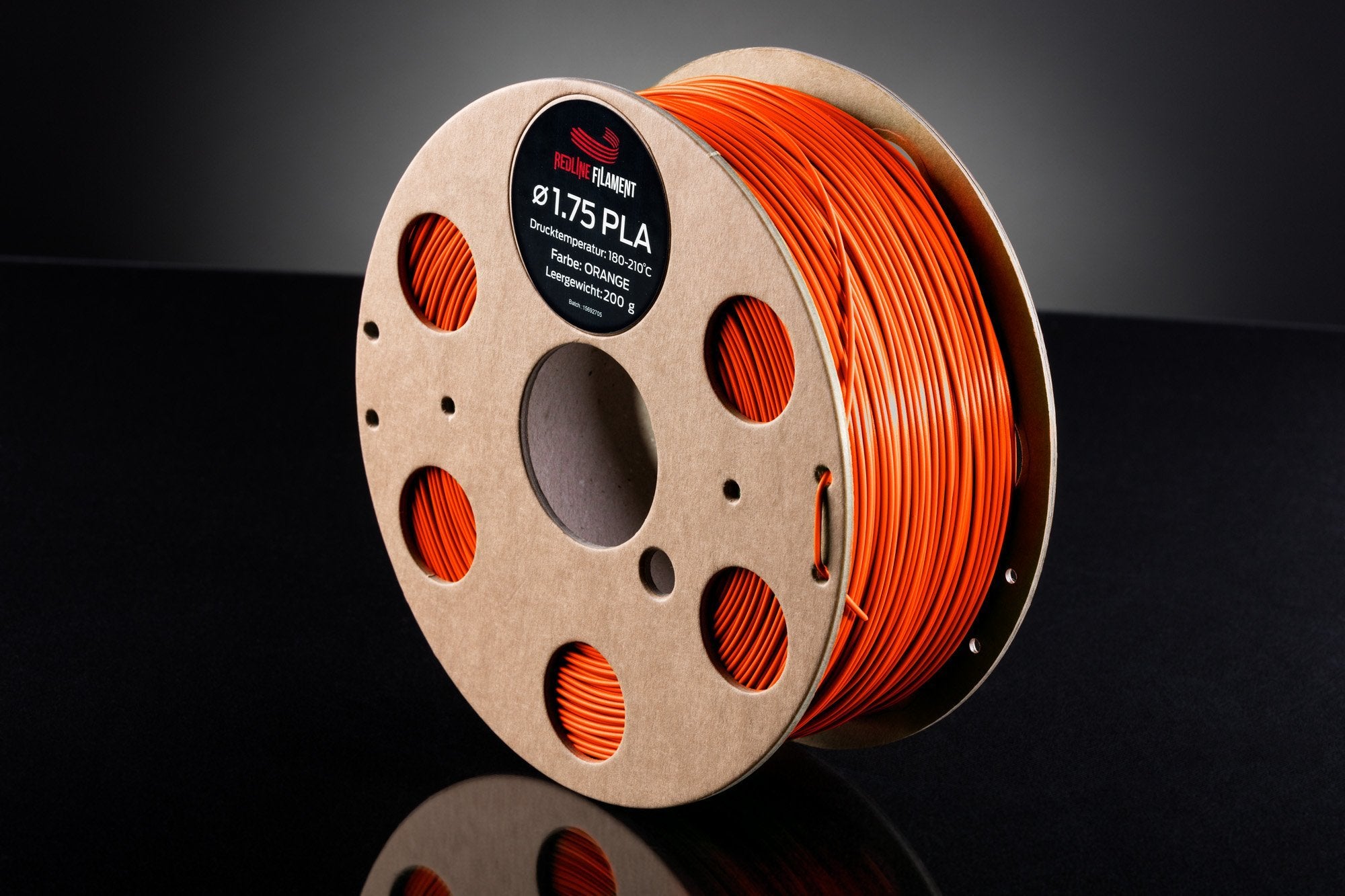 PLA Filament Orange PLA FILAMENT REDLINE FILAMENT 1.75 1 kg
