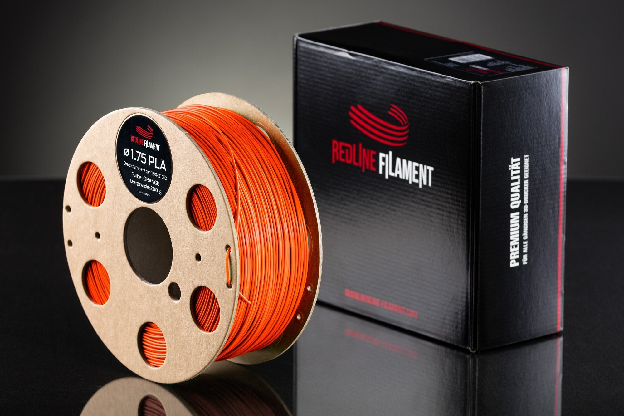 PLA Filament Orange PLA FILAMENT REDLINE FILAMENT