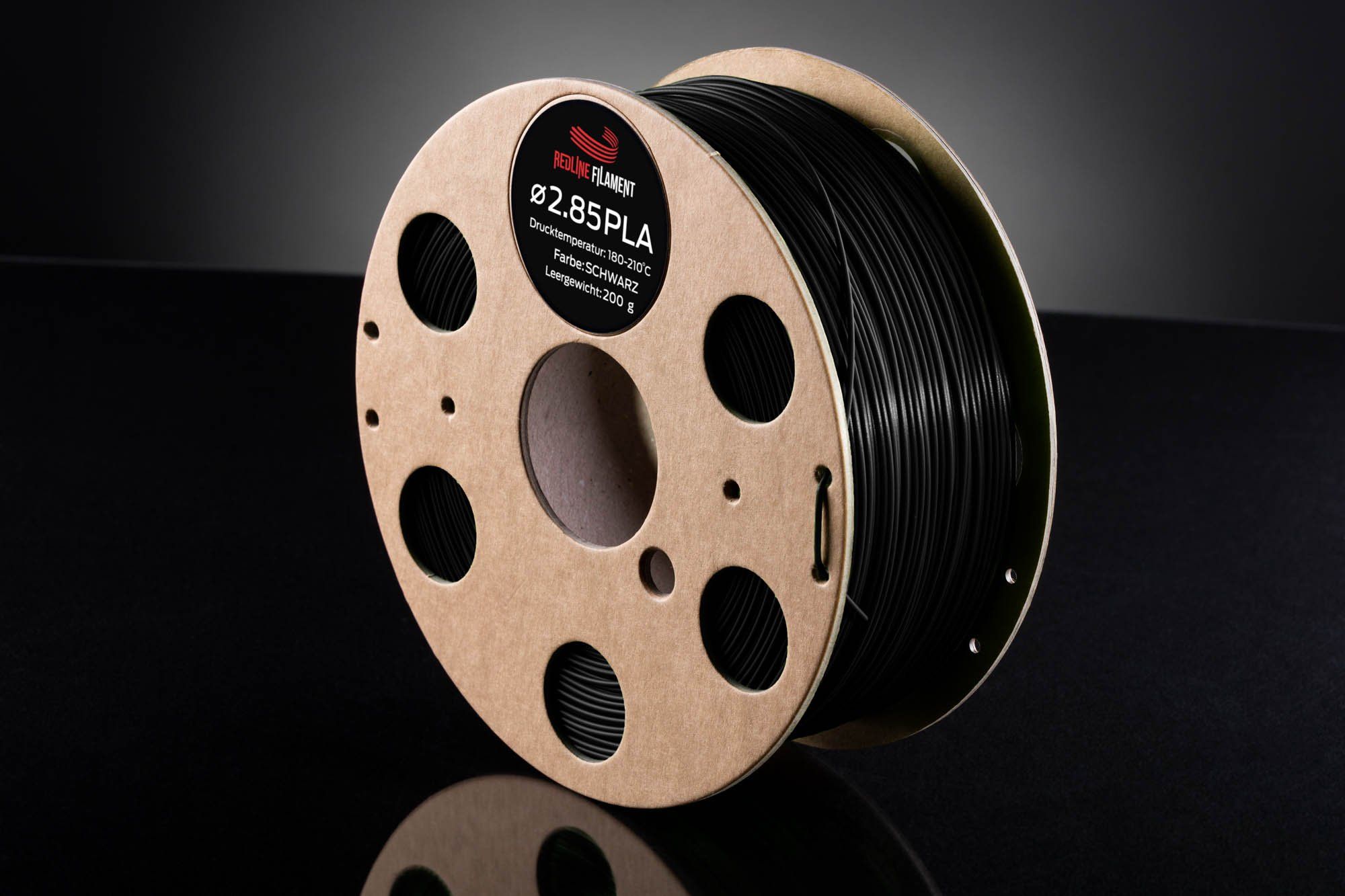 PLA Filament Schwarz PLA FILAMENT REDLINE FILAMENT