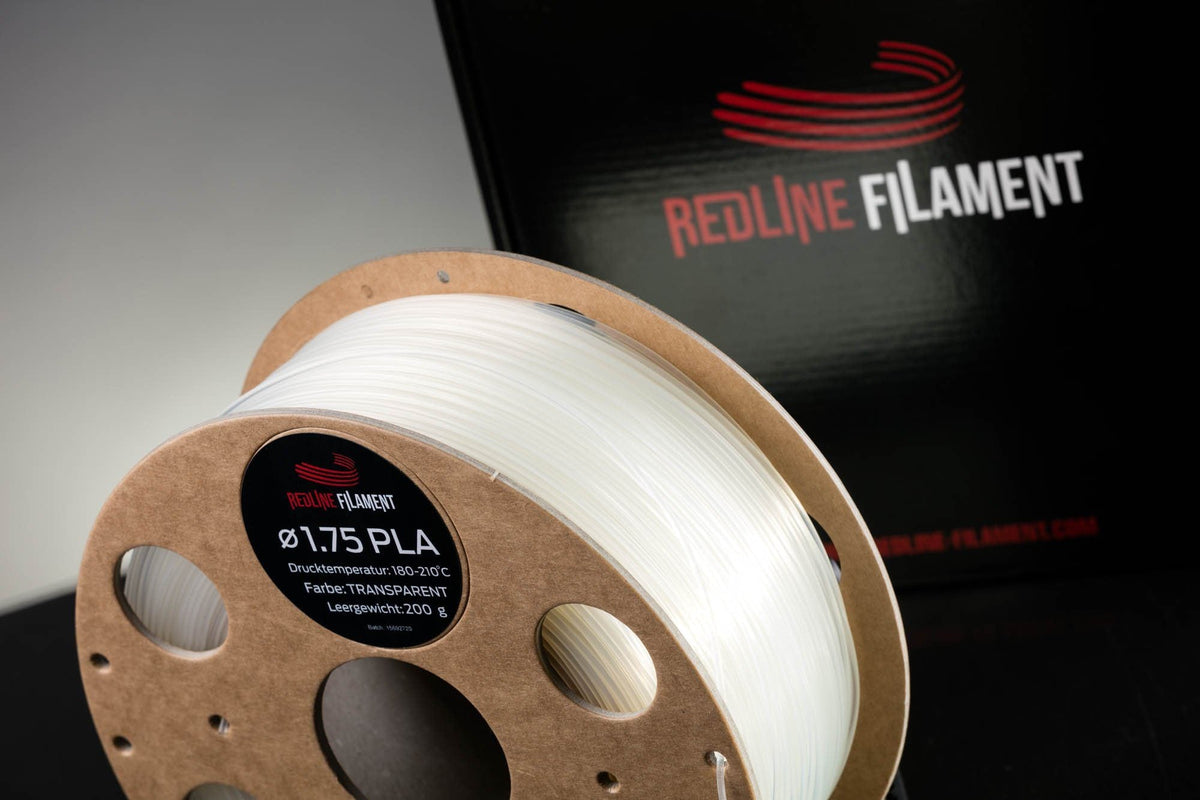 PLA Filament Transparent/Natur PLA FILAMENT REDLINE FILAMENT