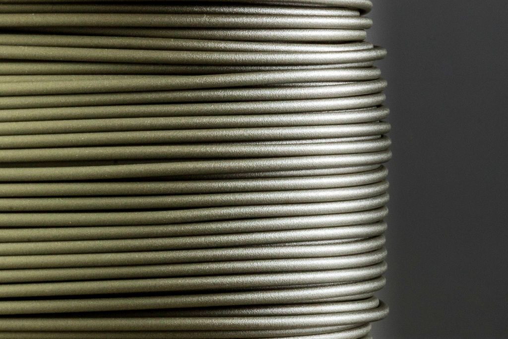 PLA Matt Sample REDLINE FILAMENT 1.75mm 50g Moosgrau