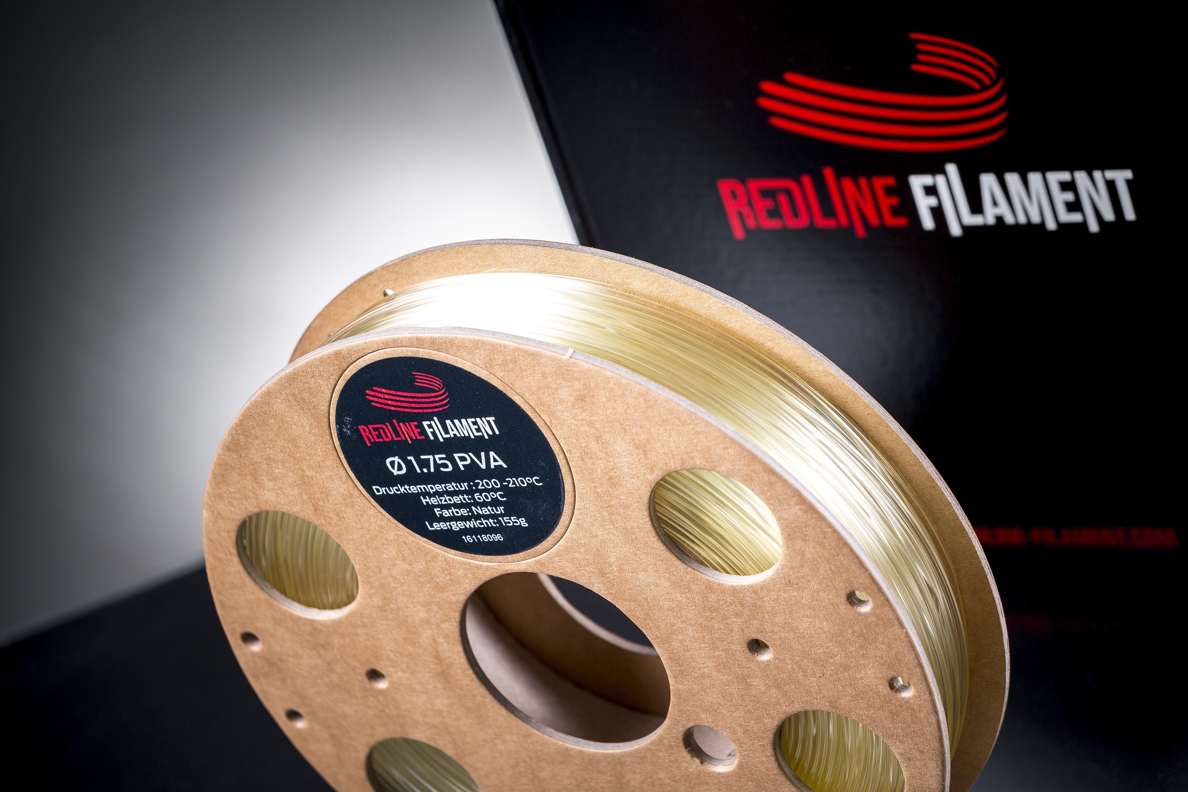 PVA Filament in Naturfarbe PVA Filament REDLINE FILAMENT 1.75mm und 0,5kg