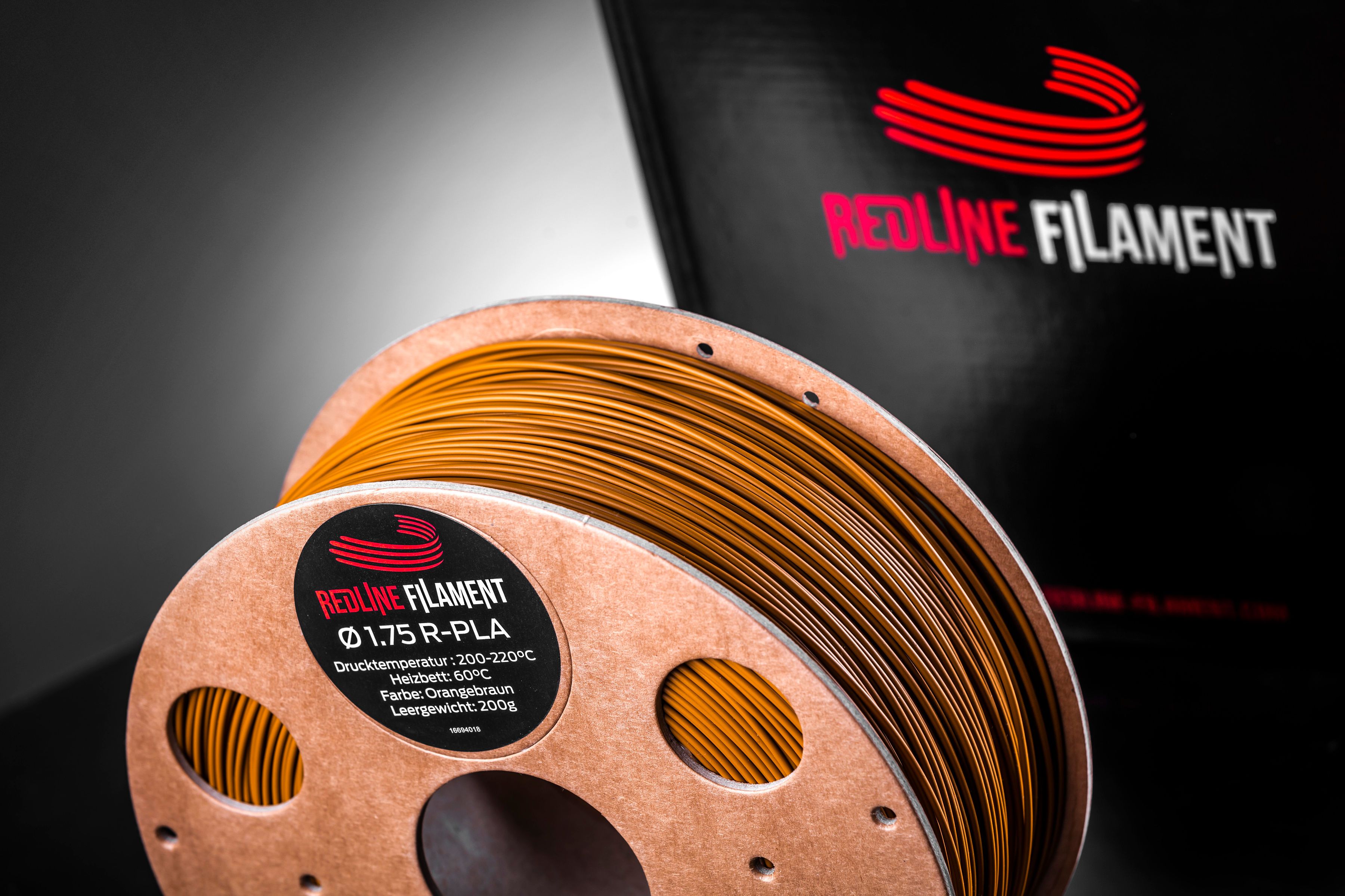 R-PLA Orangebraun REDLINE FILAMENT