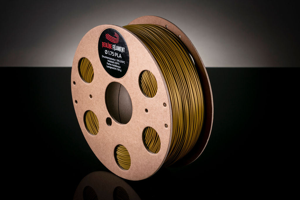 PLA Filament Goldbraun