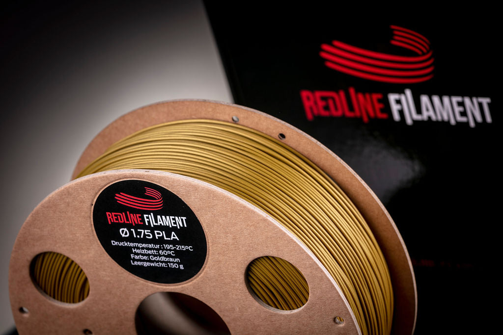 PLA Filament Goldbraun