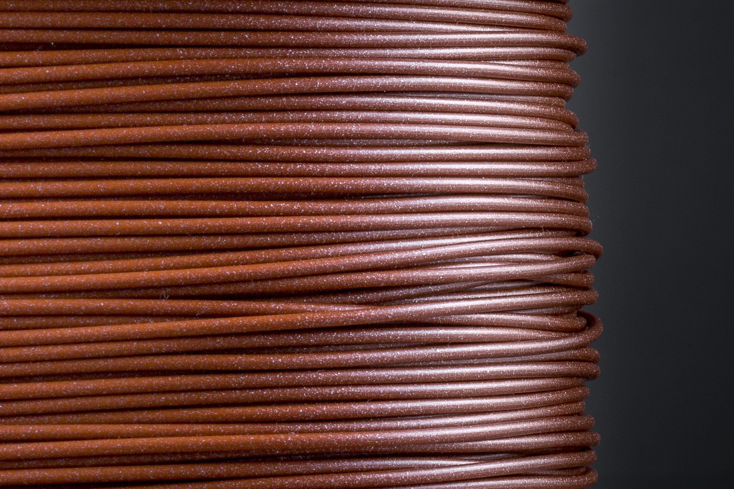 Glitzer PLA Sample (1,75mm) Glitzer PLA Sample REDLINE FILAMENT Rehbraun 1.75 50 g