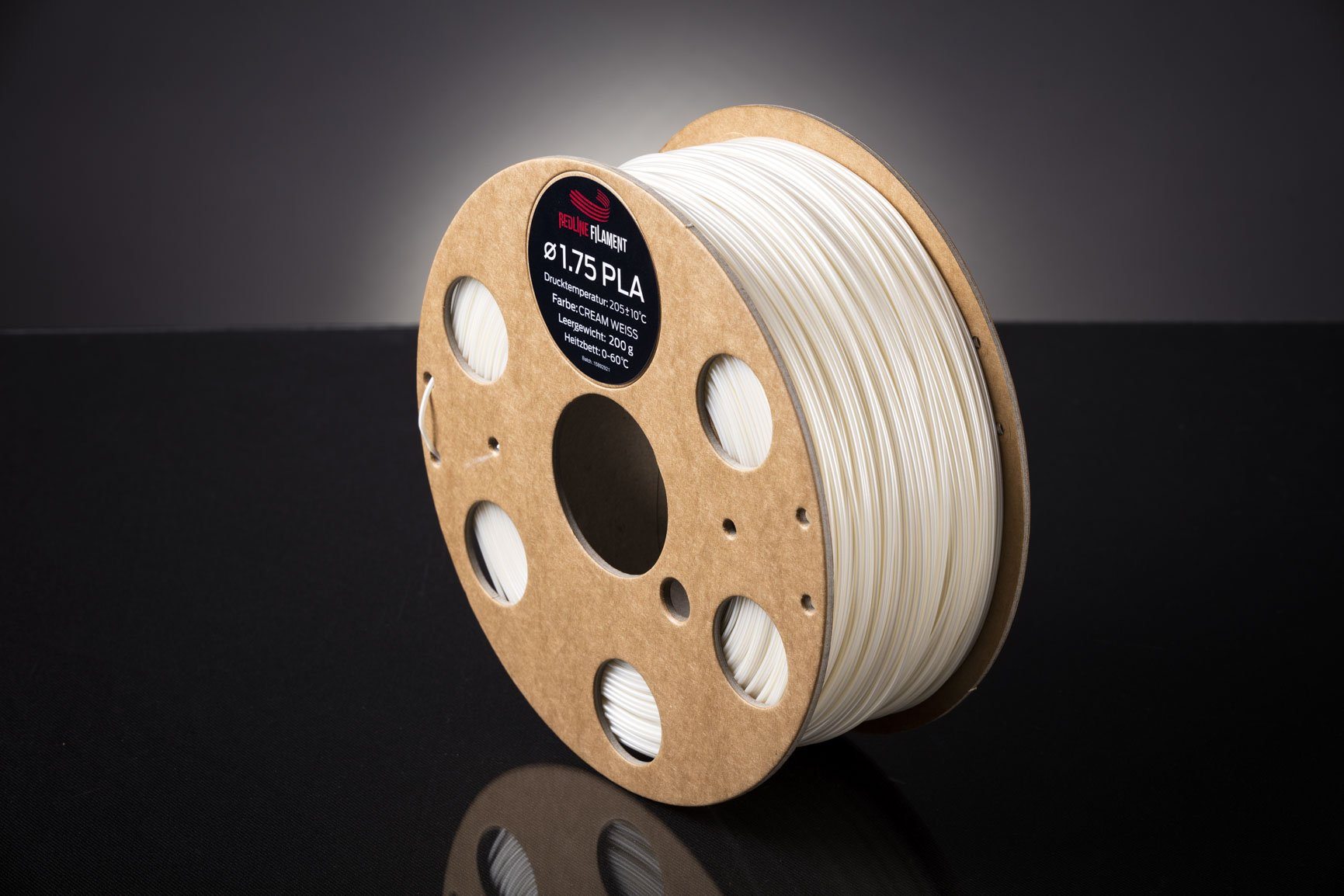 PLA Filament Cream Weiß (Seidenweiß) PLA FILAMENT REDLINE FILAMENT 1.75 1 kg 