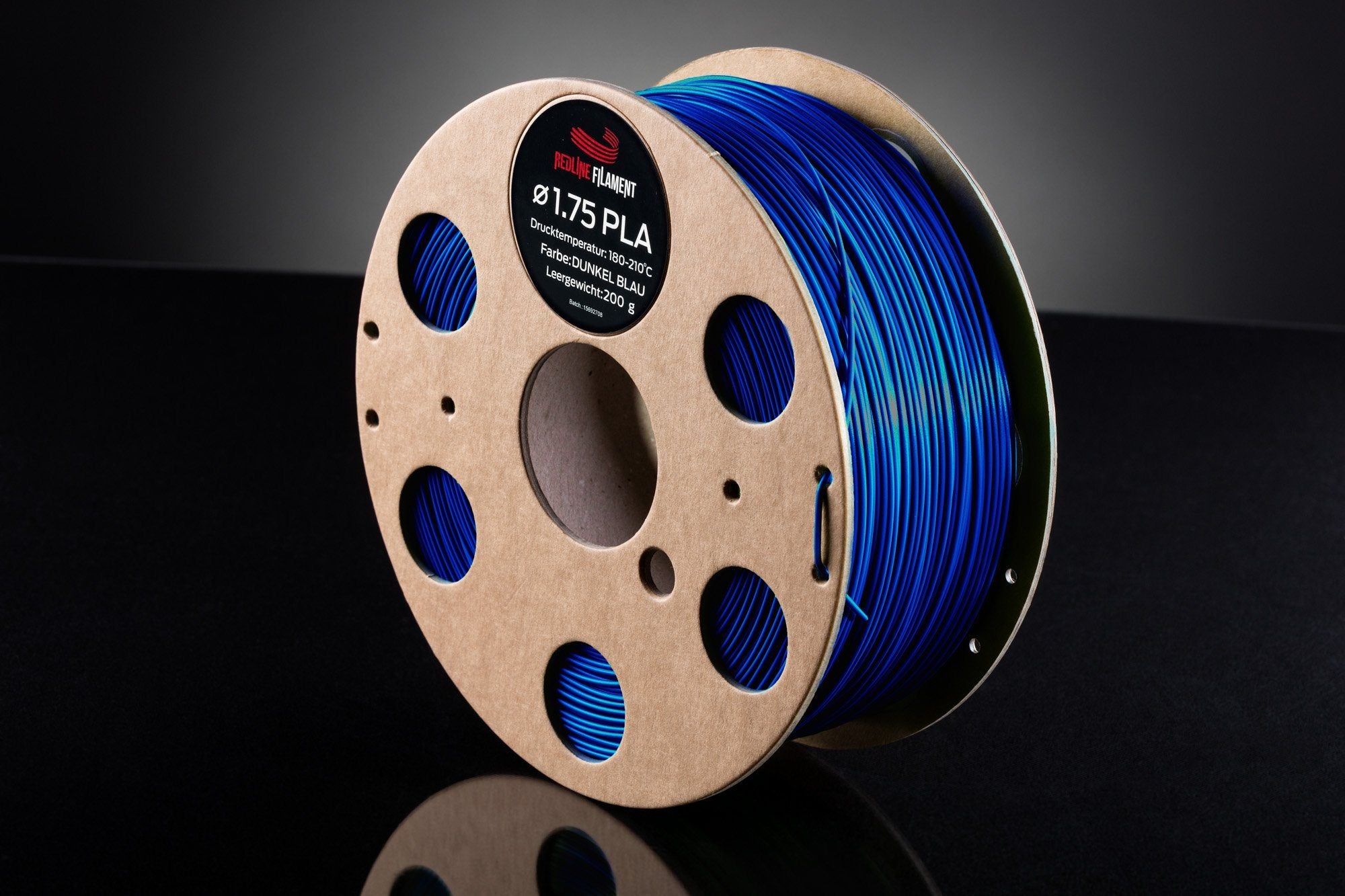 PLA Filament Dunkelblau PLA FILAMENT REDLINE FILAMENT 1.75 1 kg 