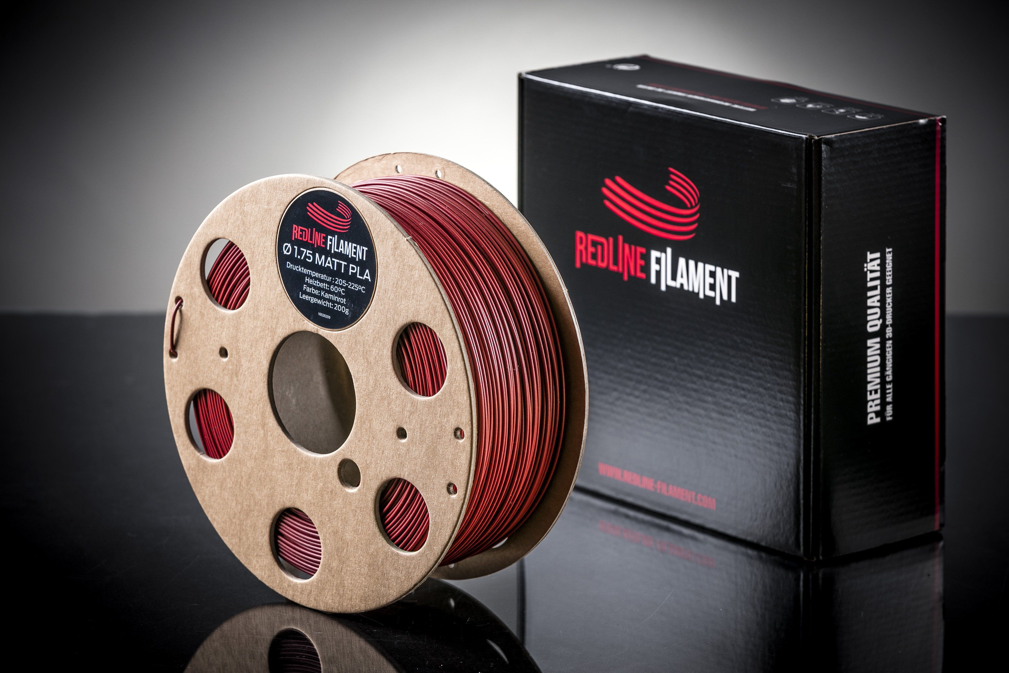 PLA Matt Kaminrot REDLINE FILAMENT 