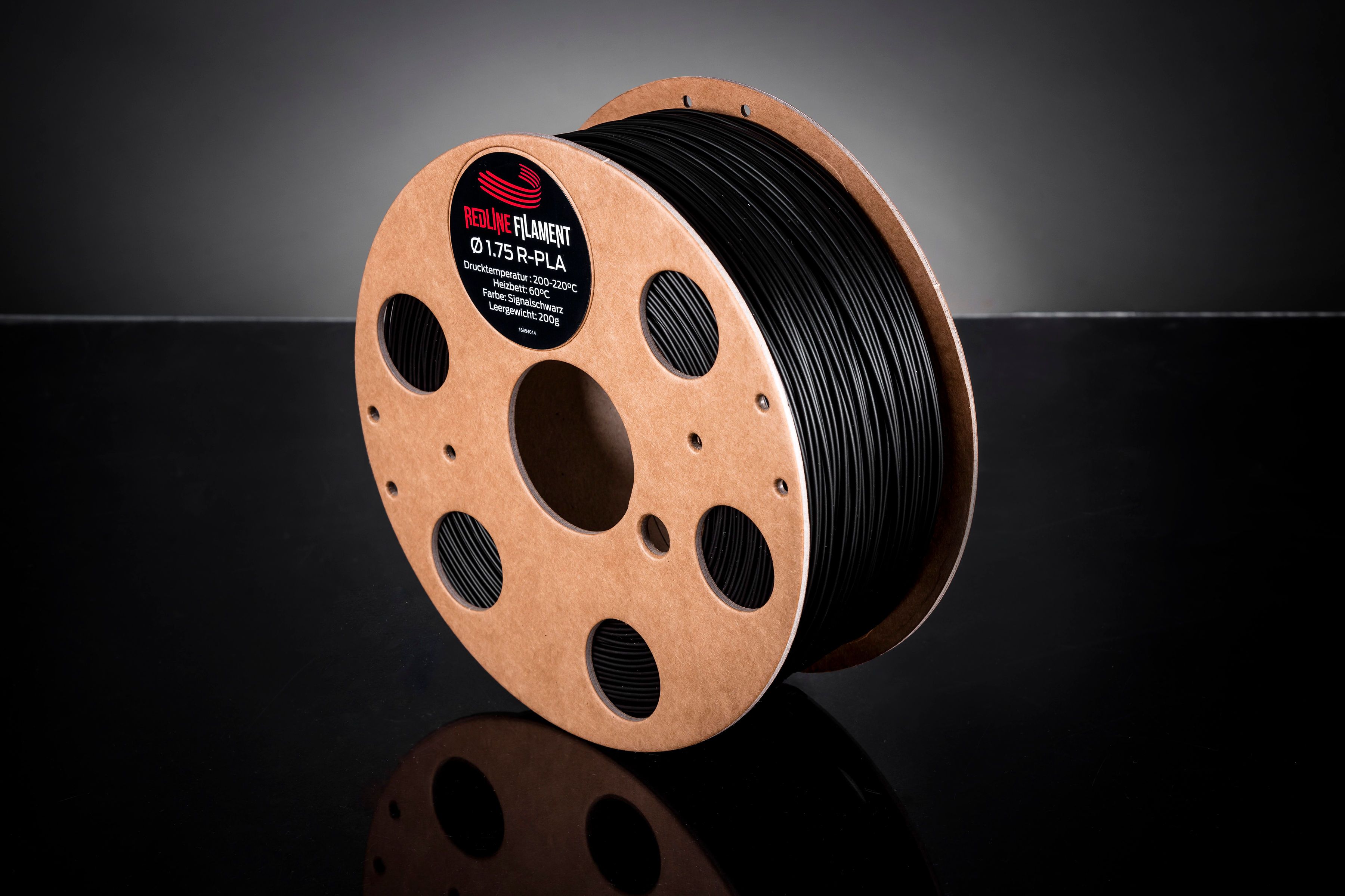 R-PLA Signalschwarz REDLINE FILAMENT 